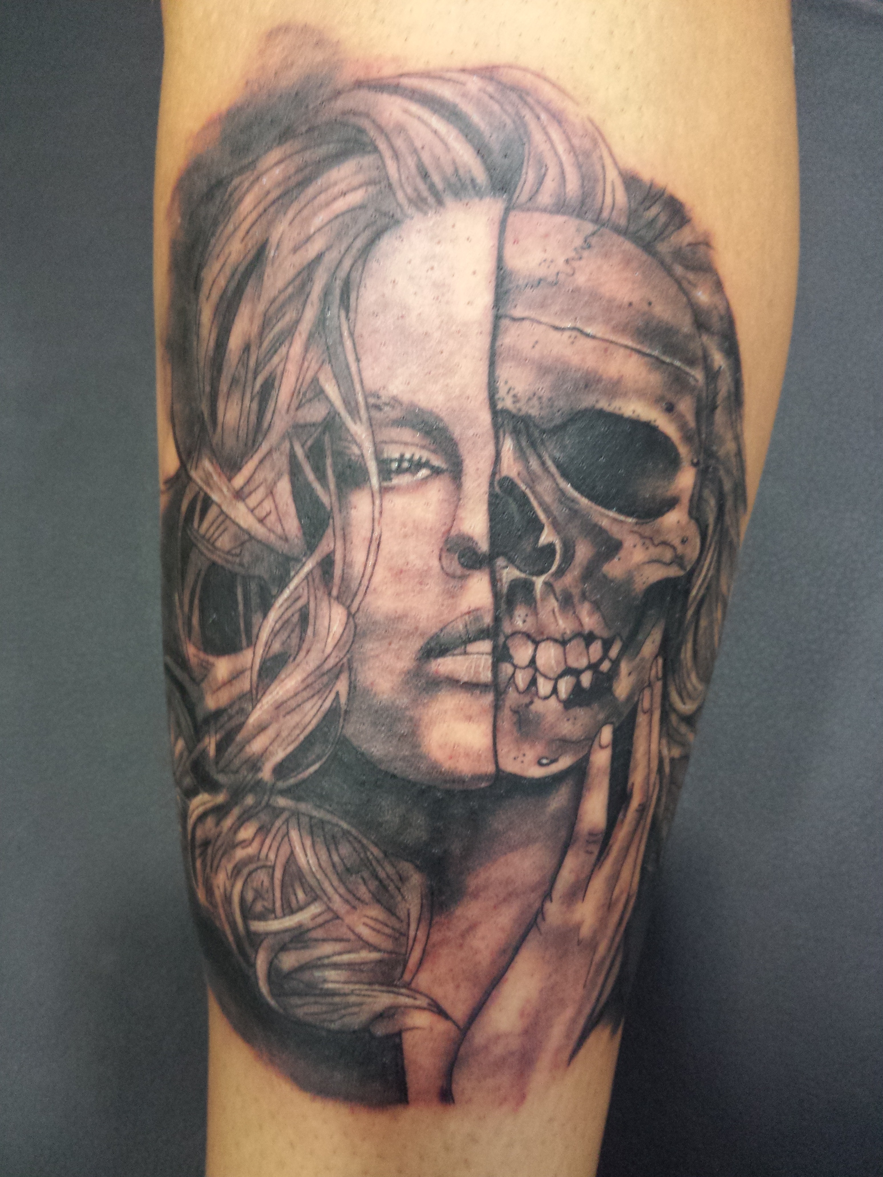 Calavera-skull-Jorge Garcìa-Tatuajes L'Eliana