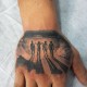 Mano tattoo-naranja mecánica-Jorge García-Tatuajes L'Eliana