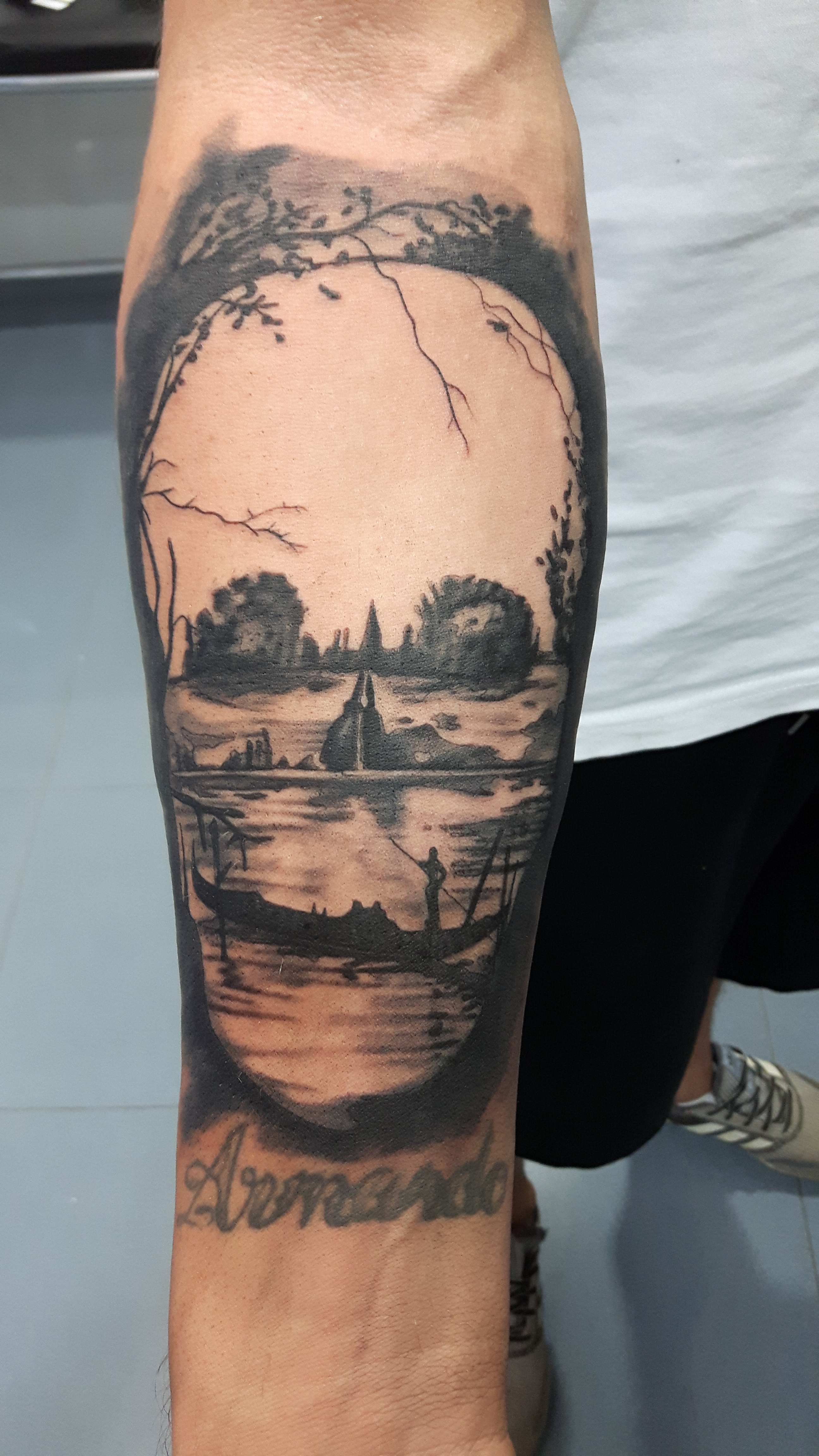 Tattoo calavera-skull-Tatuajes L'Eliana-Jorge García
