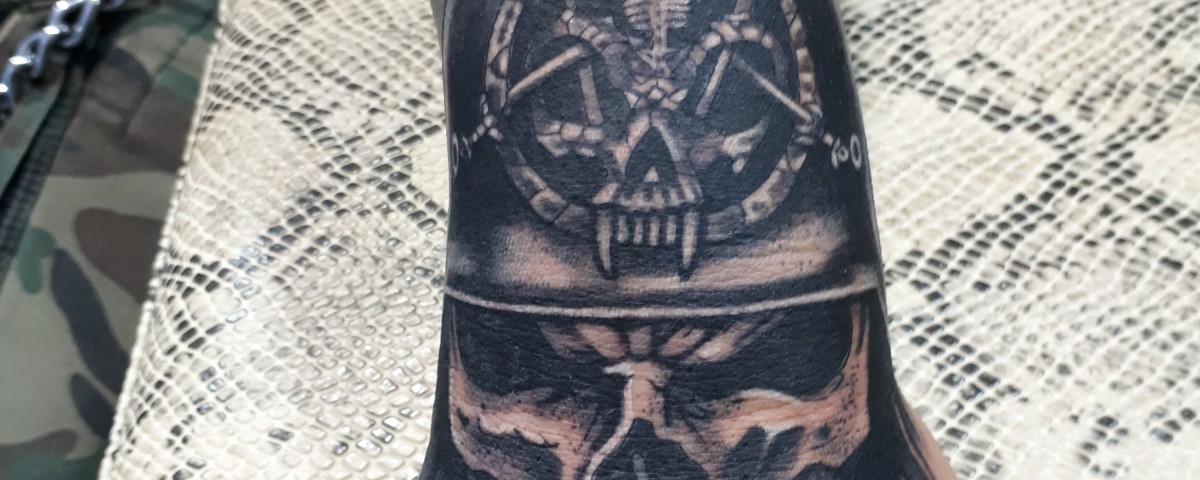 Tattoo Slayer mano-Jorge Terrorize