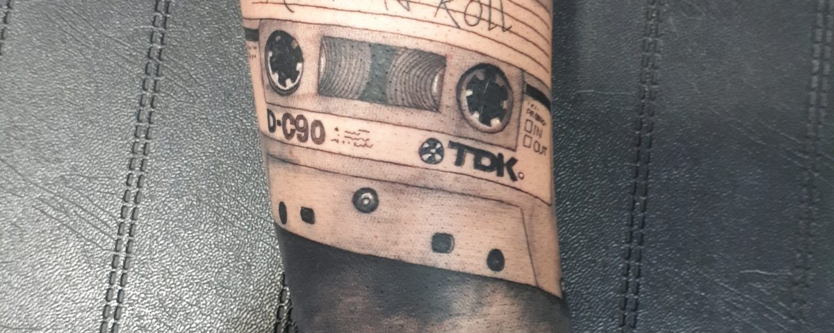Tattoo cinta casette tdk-Jorge Terrorize-Tatuajes L'Eliana